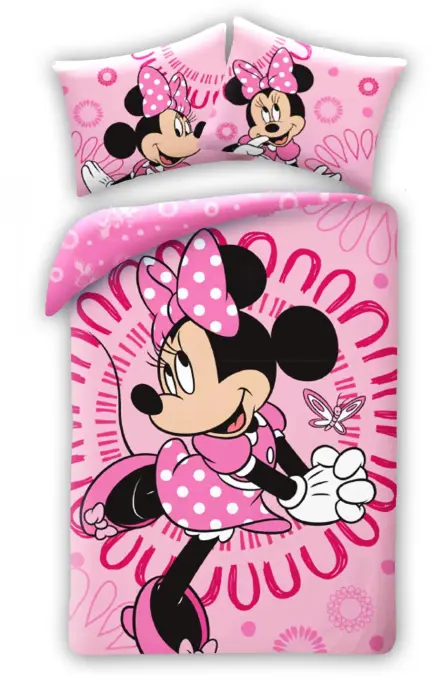 Gultas veļas komplekts 140x200 cm Minnie Mouse
