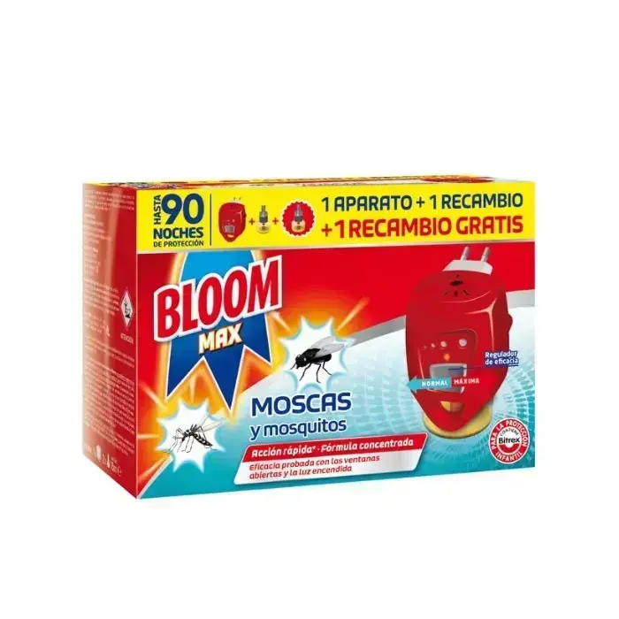 Bloom Max elektriskais pretodu un pretmušu aparāts + 2 uzpildes
