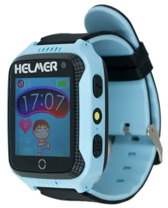 Восстановленный - HELMER dětské hodinky LK 707 s GPS lokátorem/ dotykový display/ IP65/ micro SIM/ kompatibilní s Android a iOS...