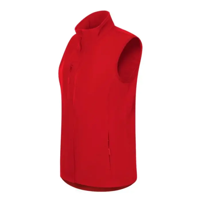 Women's Trail Softshell vest (red), size M