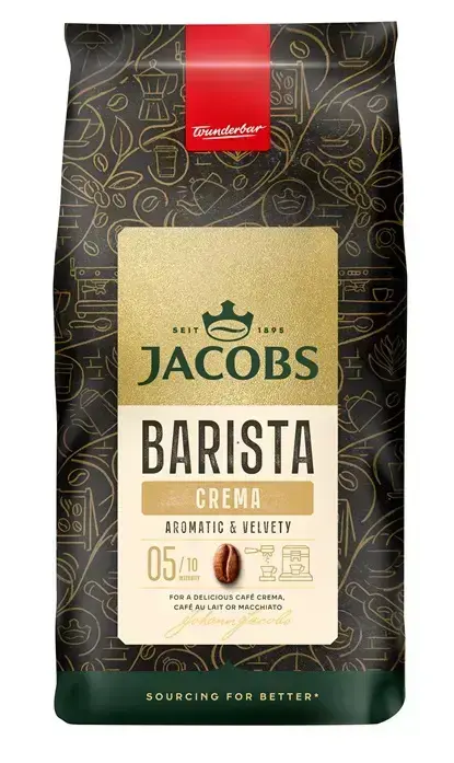 Кофейные зерна JACOBS Barista Crema, 1кг