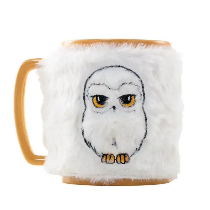 Harry Potter Hedwig Mug with plush cover 440ml