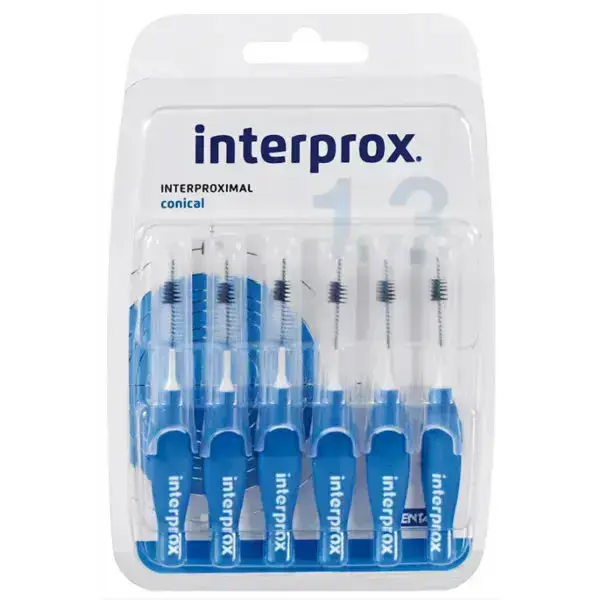 Interprox 1.3 Interproximal Conical Brushes, 6 Units