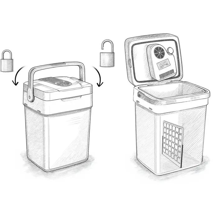 Автохолодильник Berdsen Icemax 29L – синий Фото num