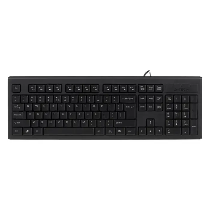 A4 TECH KR-83 membrānas tastatūra A4TKLA42925 (USB 2.0; melna)