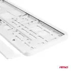 License Plate Frame - White — Photo 4