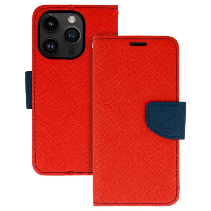 Fancy dėklas iPhone 12 Pro Max red-navy