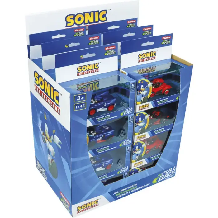 Sonic the Hedgehog Pull Speed assortiment auto
