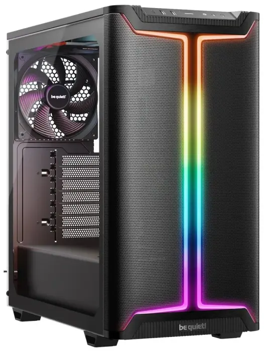 Be quiet! PC Case PURE BASE 501DX / ATX / 3x140mm PWM fan / ARGB LED pásek / USB3.2 / temStylusvané sklo / black