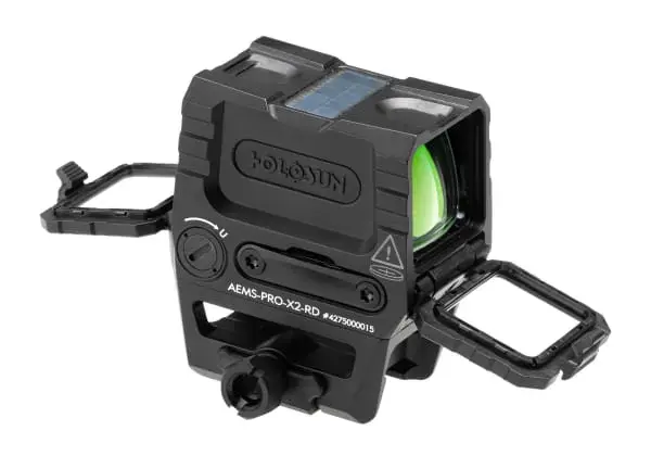 Holosun AEMS PRO X2 Solar Red Circle Dot Sight Photo