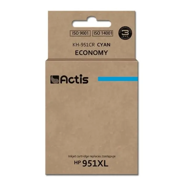 Actis KH-951CR tindikassett (asendab HP 951XL CN046AE; tsüaan; 25 ml)