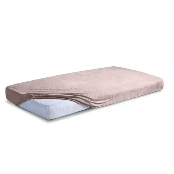 Jersey Fitted Sheet 180x200 Beige Premium