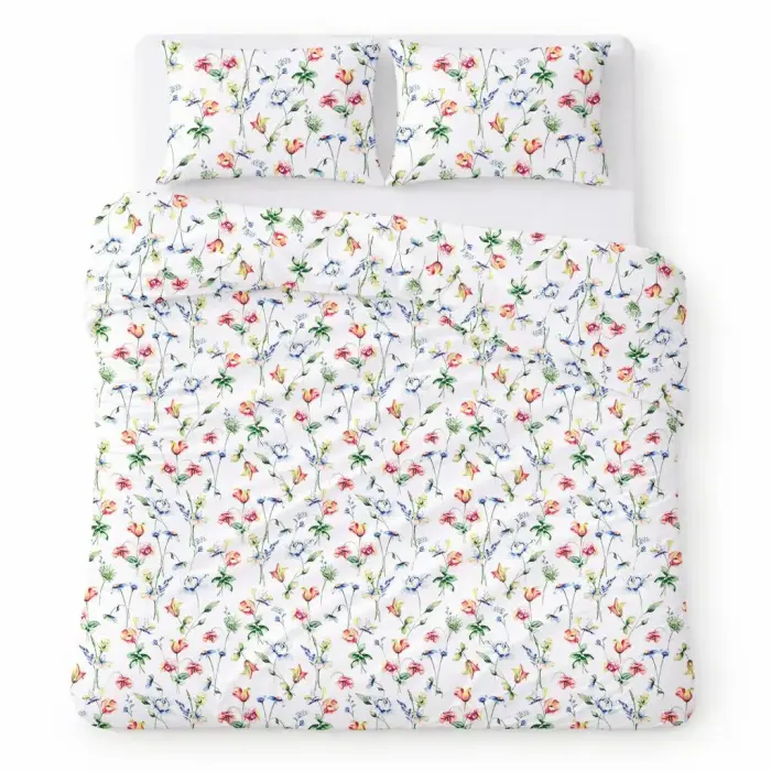 COTTON HOME kokvilnas gultas veļas komplekts 160x200 cm