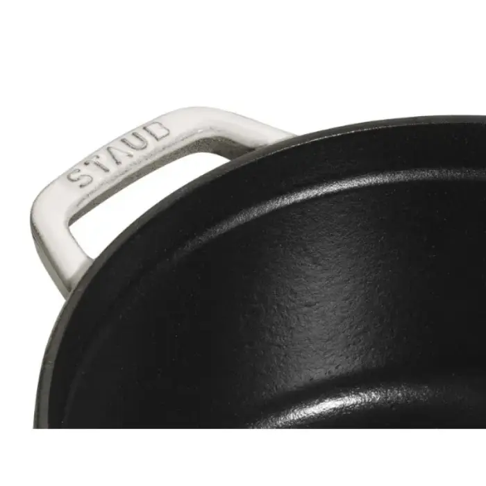 Round cast iron pot STAUB 40501-413-0 – White Truffle 5.2 l