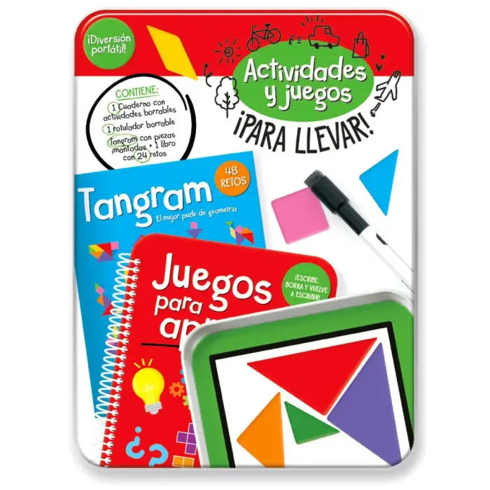 Spanish Tangram portable activity kit