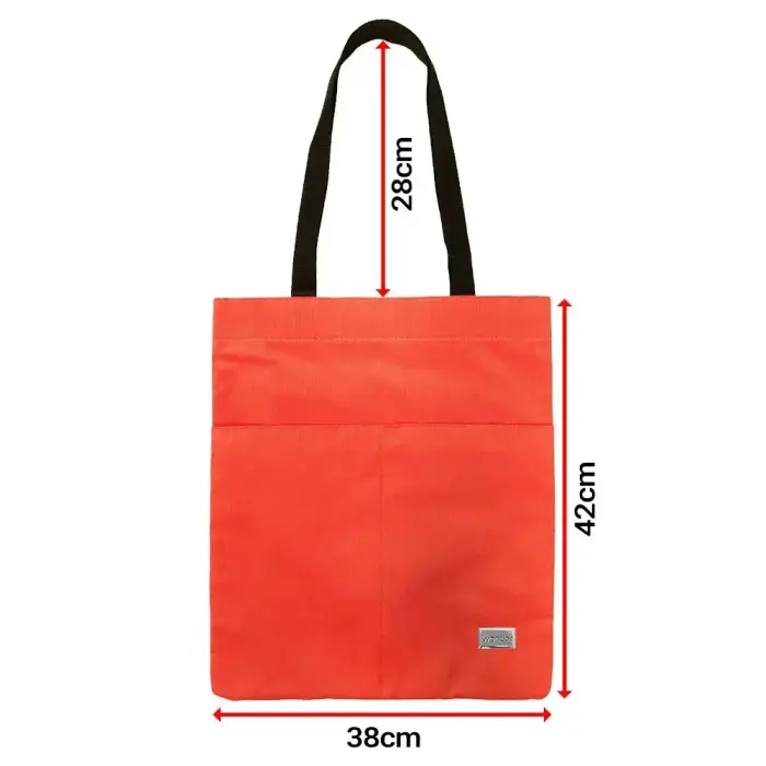 Shopping bag Wonder pattern 4 orange Foto 2