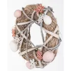 DECORATIVE WREATH GRAY DIAMETER 24CM — Photo 4