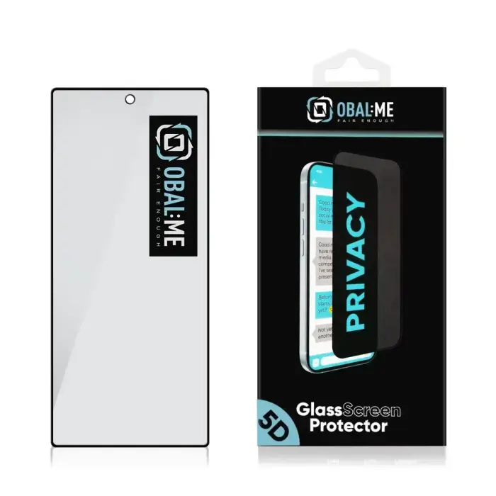 OBAL:ME Privacy 5D aizsargstikls telefona ekrānam Samsung Galaxy Z Fold 8 Ultra (F976) (privātuma efekts)