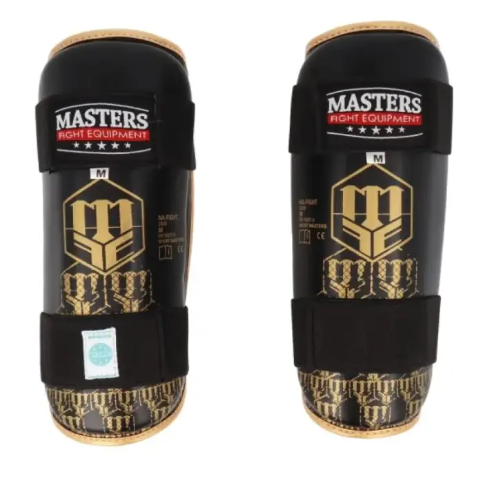 MASTERS NA-FIGHT shin guards (WAKO APPROVED) - Kolor+Rozmiar: czerwony+XXL