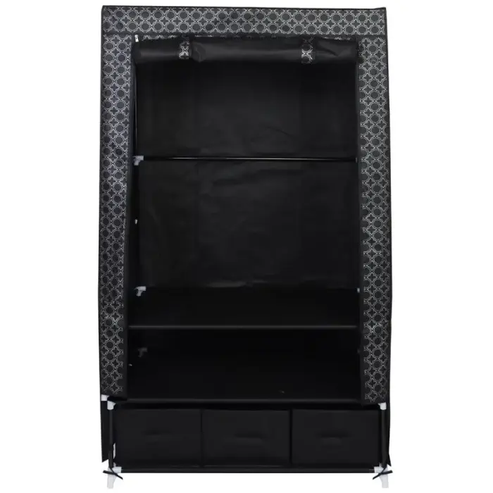 Tekstiilist riidekapid 88x50x160cm Ornament 45245