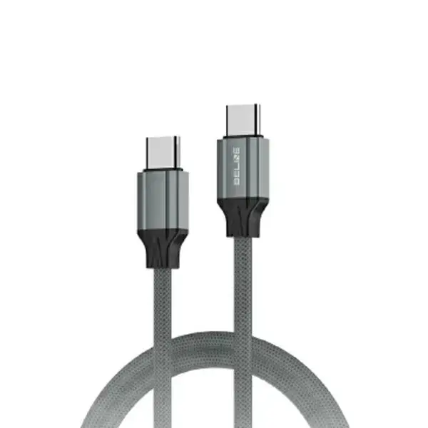 Beline BLNCBC03 USB-C to USB-C andme- ja laadimiskaabel – 65W, 2m, must