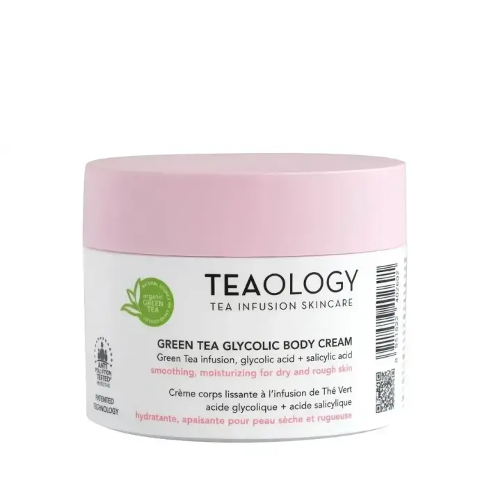 TEAOLOGY GREEN TEA GLYCOLIC BODY CREAM 260 ML