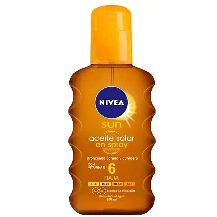 Nivea Saules eļļas aerosols SPF 6