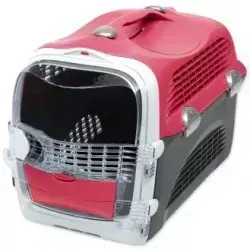 Hagen CATIT Design Cabrio transpordikast – punane – 51x33x35 cm