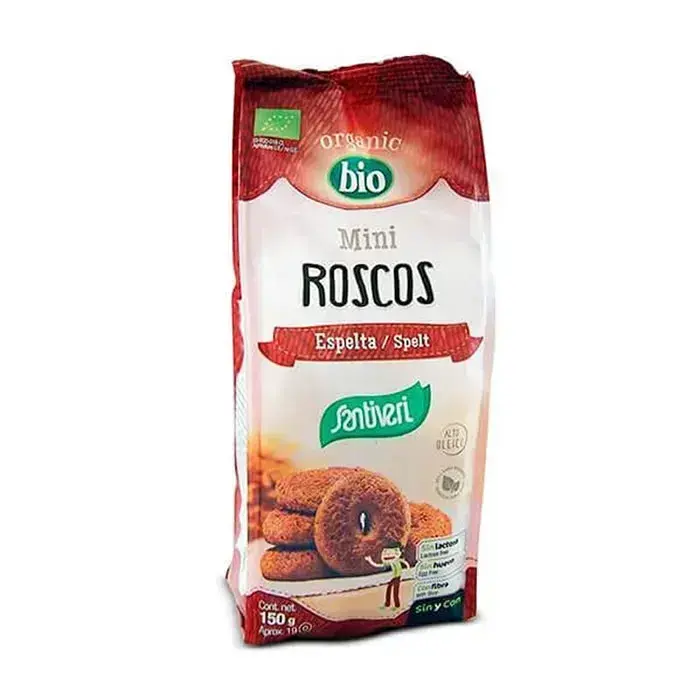 Santiveri bioloģiskie speltas mini bagelīši, 150 g