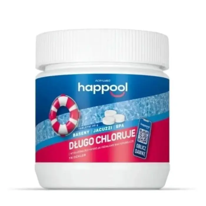 Acrylmed Triochlor 20 g tabletes ilgstošai dezinfekcijai, 0,4 kg