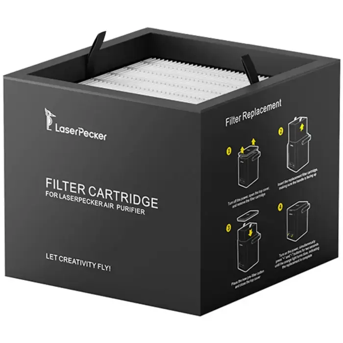 LaserPecker oro valytuvo dūmų kasetės filtras