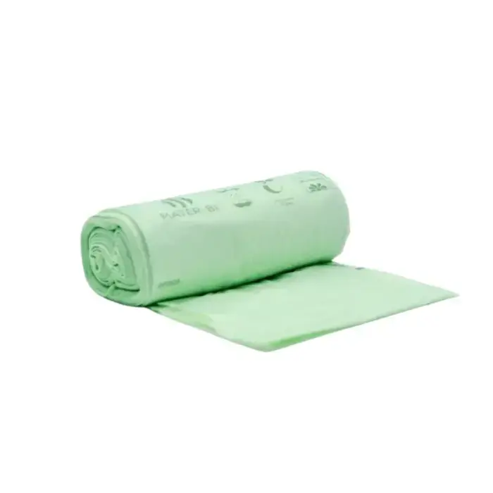 BioBag kompostējamie atkritumu maisi 30L (25 gab./rulī) 12mkr, 50x60 cm, Zaļi