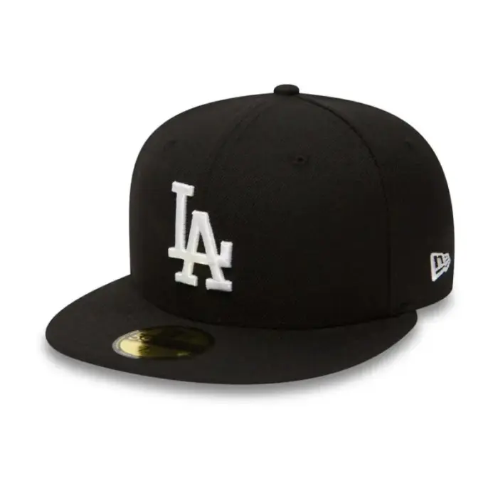 New Era 59FIFTY MLB LA Los Angeles Dodgers Essential Black Fullcap - 7 3/8 - 58.7CM