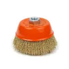 Polax Cup brush with thread for angle grinders M14 | 100mm Photo