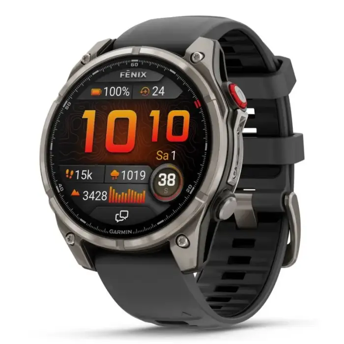 Garmin Fenix 8 PRO AMOLED 47mm Sapphire Titanium Sports pulkstenis