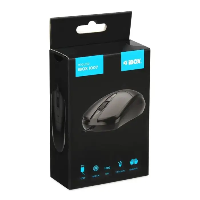 I-BOX I007 Wired Mouse – Black