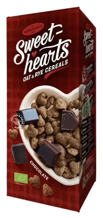 Ржано-овсяные шарики Sweethearts с шоколадом, 150г