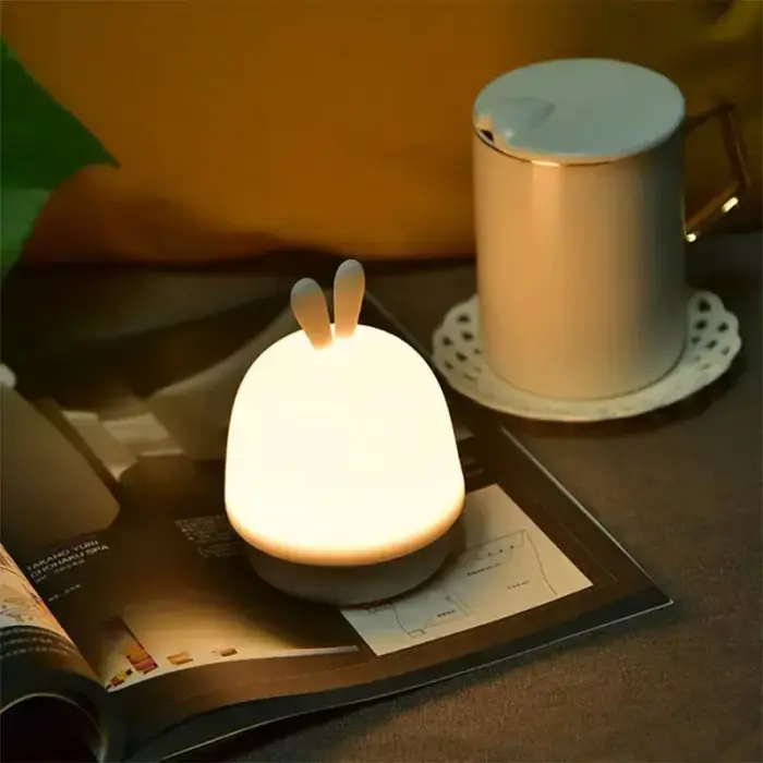 Öölamp W-008 Jänes roosa