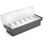 HENDI Bar Garnish Organizer - 6 Compartments — Photo 4