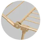 Standing Foldable Clothes Drying Rack Debora, Gold, 19 m — Photo 1