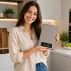 Electronic precision kitchen scale lcd touch — Photo 7