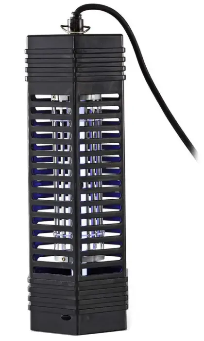 NEDIS elektrický lapač hmyzu/ příkon 6 W/ pokrytí 50 m2/ melns