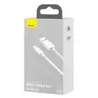 Baseus Simple Wisdom data transfer and charging cable | USB-A to Lightning | 12W | 1.5m | white | 2-pack Photo