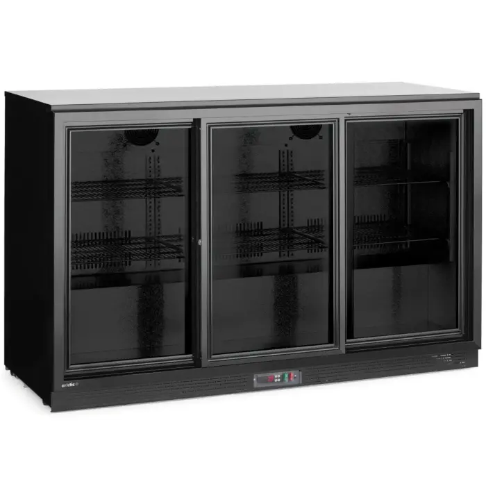 Arktic 3-ukseline baarikülmik lükandustega, LED, 308 L, 160 W, 135x52x87 cm