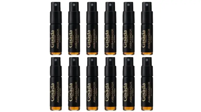Gisada Ambassador Intense parfüümvee viaalide komplekt 12 x 1,5ml