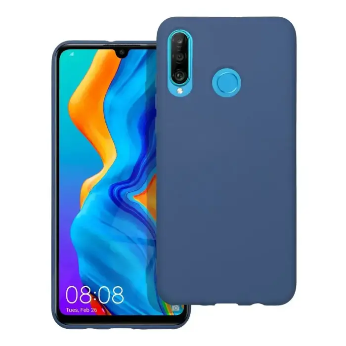 SILICONE vāks HUAWEI P30 Lite zils