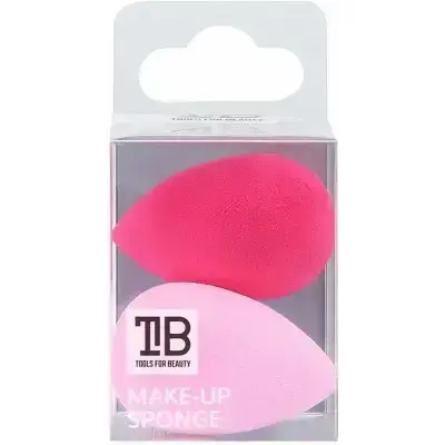 Tools for Beauty meigi mini-švammid "Veepiisk" roosa komplekt, 2 tk.