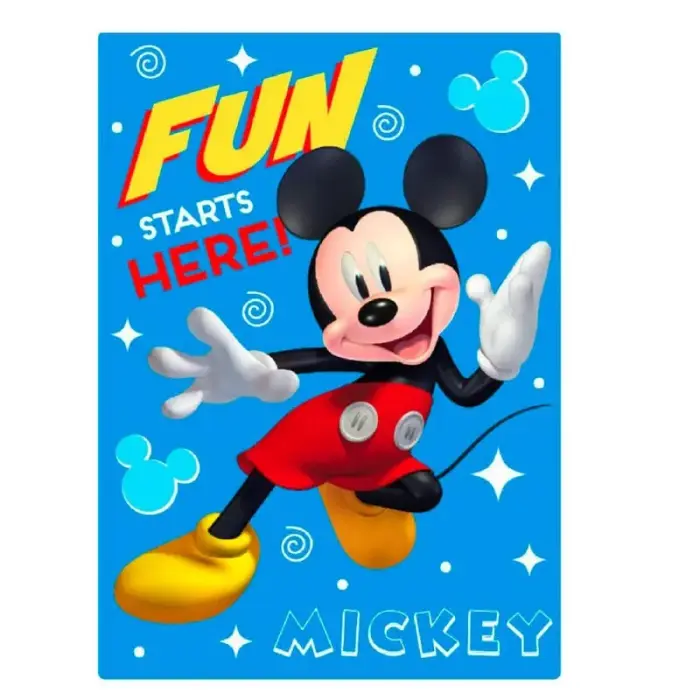 Disney Mickey flīsa pleds
