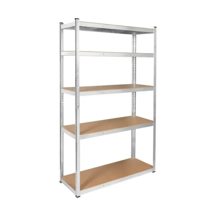 Металлический стеллаж 205x120x45 серебристый Rebel RB-1252