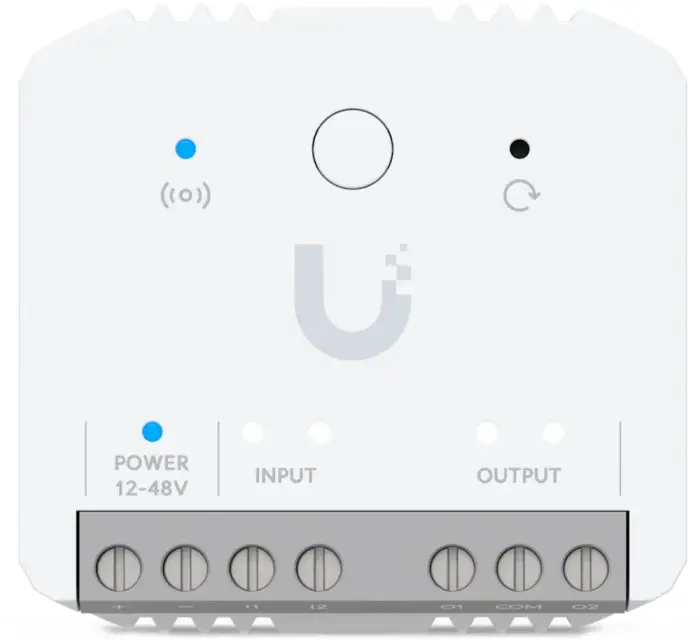 Ubiquiti UniFi Relay - relė, SuperLink, 2x įvestis, 2x výstup, maitinimas 12–48V DC